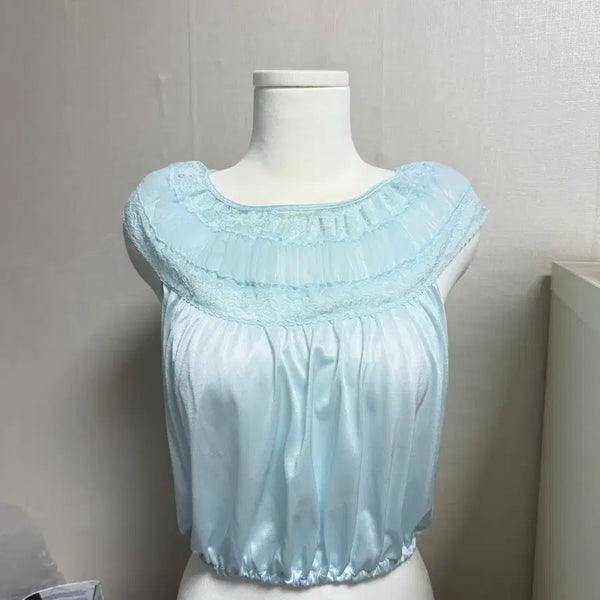 [BUNJANG] Mintcore Moni Reform Top Sora Layered Lace / (평일 할인) 민트코어 몬니 리폼탑 엔느빈티지 소라 레이어드 레이스