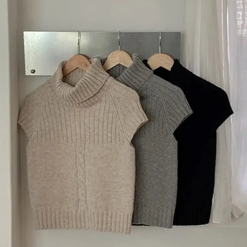 [BUNJANG] Hyunji Turtleneck Knit Gray / 환승연애 현지 터틀넥 니트 그레이