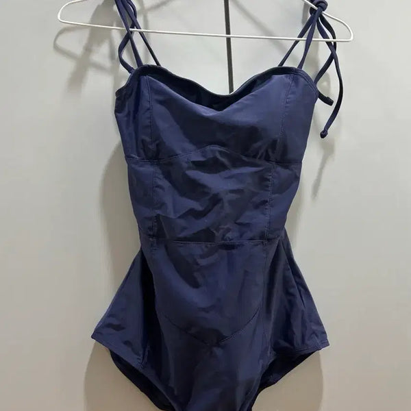 [BUNJANG] Via Plain Monokini Navy / 비아플레인 모노키니 네이비 (새상품)