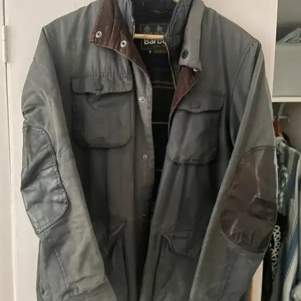 [BUNJANG] Barber Jacket Navy Blue / Barber jacket navy blue