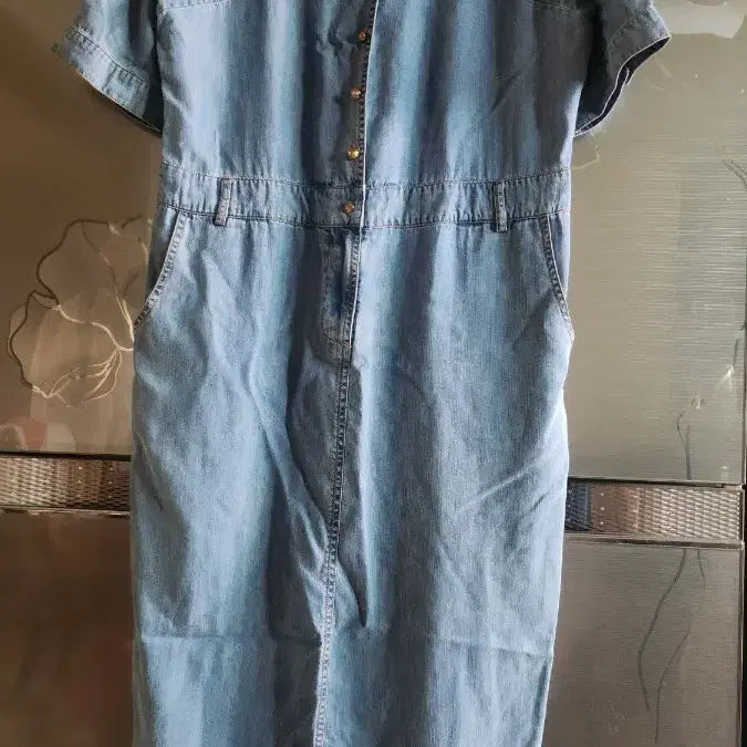 [BUNJANG] Denim Midi Dress / 청 데님 원피스 77