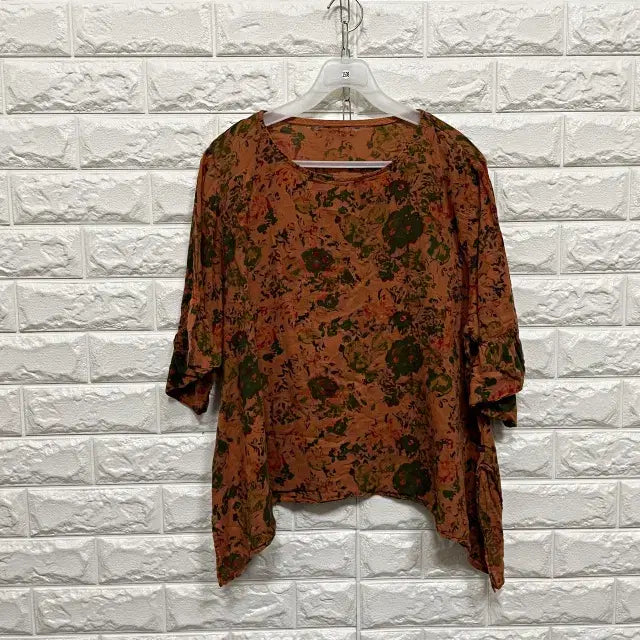 [BUNJANG] Short Sleeve Blouse / 2508) 반팔 블라우스