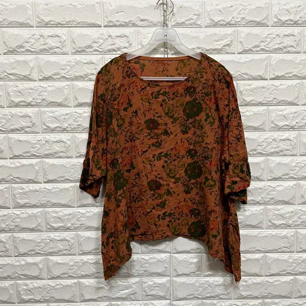 [BUNJANG] Short Sleeve Blouse / 2508) 반팔 블라우스