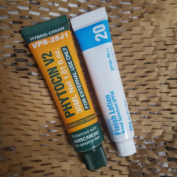 [BUNJANG] Phytoncin Cream + Finish Lotion Set (New, Unsealed, SPF50+ PA+++) / 특가,무배)파이토신+피니쉬로션 세트  새상품 파데프리