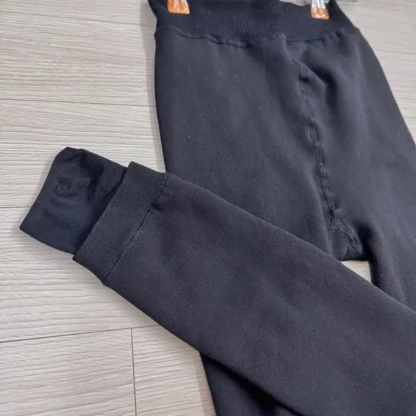 [BUNJANG] Black Fleece Lined Leggings (Unworn) / 기모 레깅스 블랙 (미착용)