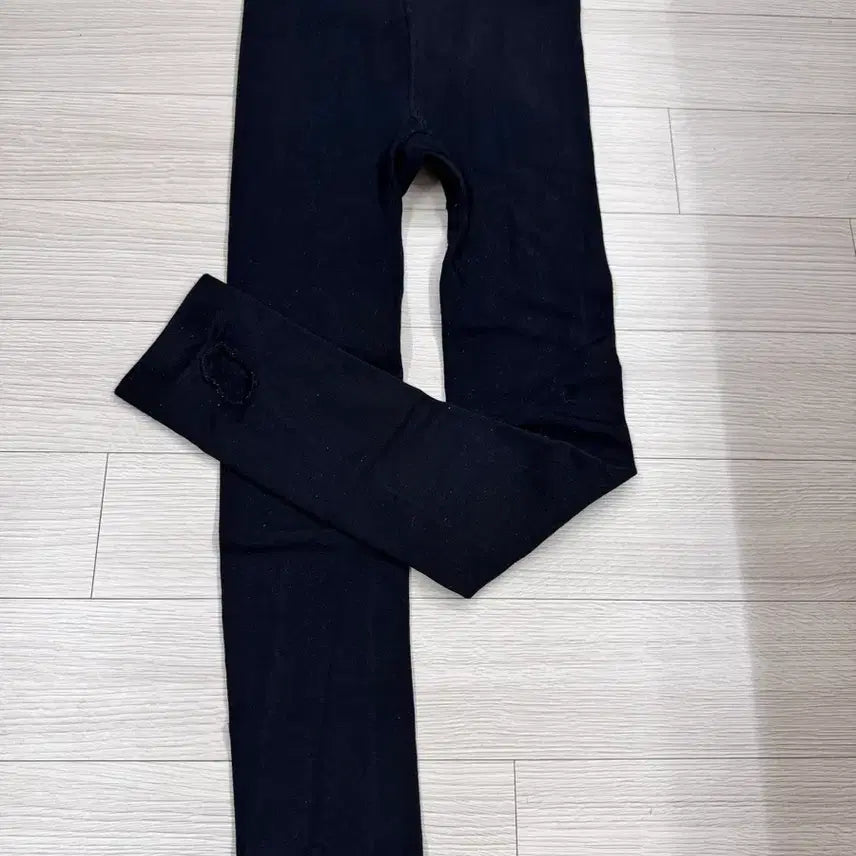 [BUNJANG] Black Fleece Lined Stockings / 검정 기모 스타킹