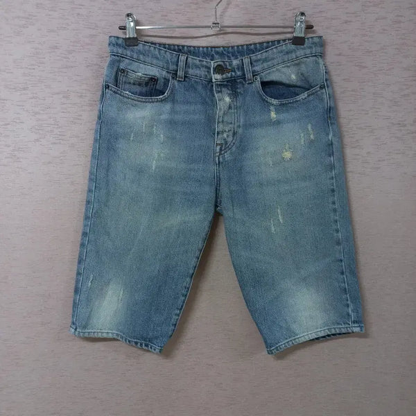 [BUNJANG] Blue Washing Vintage Denim Shorts / B7-13/N21 블루 워싱 빈티지 청반바지
