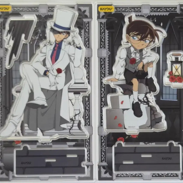 [BUNJANG] Detective Conan Kaito Kid & Conan Acrylic Stand Bundle Set / 명탐정코난 중국 카유 명추리 아크릴스탠드 괴도키드, 코난 일괄