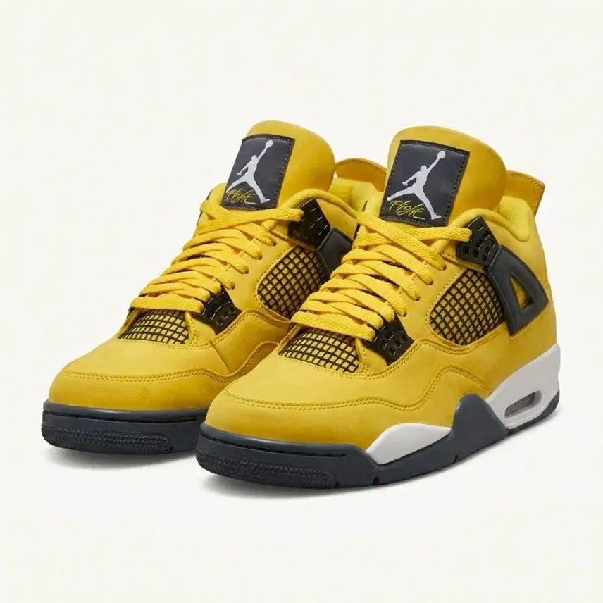 [BUNJANG] Nike Air Jordan 4 Retro Lightning Tour Yellow / 나이키 에어 조던 4 레트로 라이트닝 290