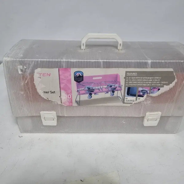[BUNJANG] Bigten Gas Twin Burner + Grill Pan Set / 빅텐 가스 트윈버너+구이팬 세트