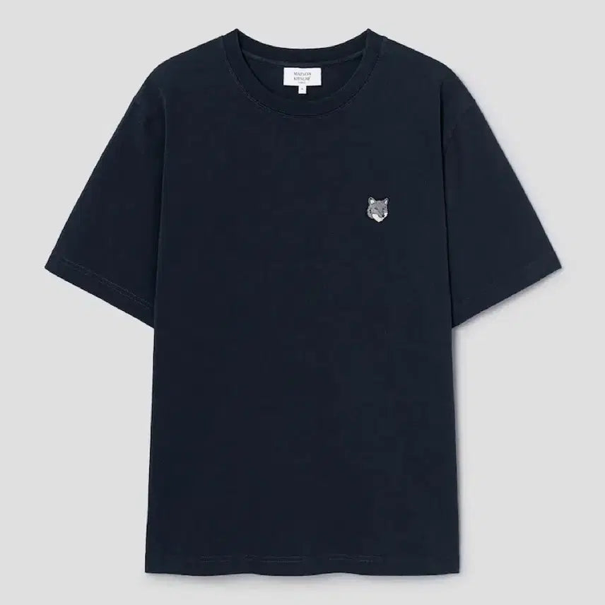 [BUNJANG] Maison Kitsuné Navy Fox Short Sleeve T-Shirt / 메종키츠네 네이비 폭스 반팔티