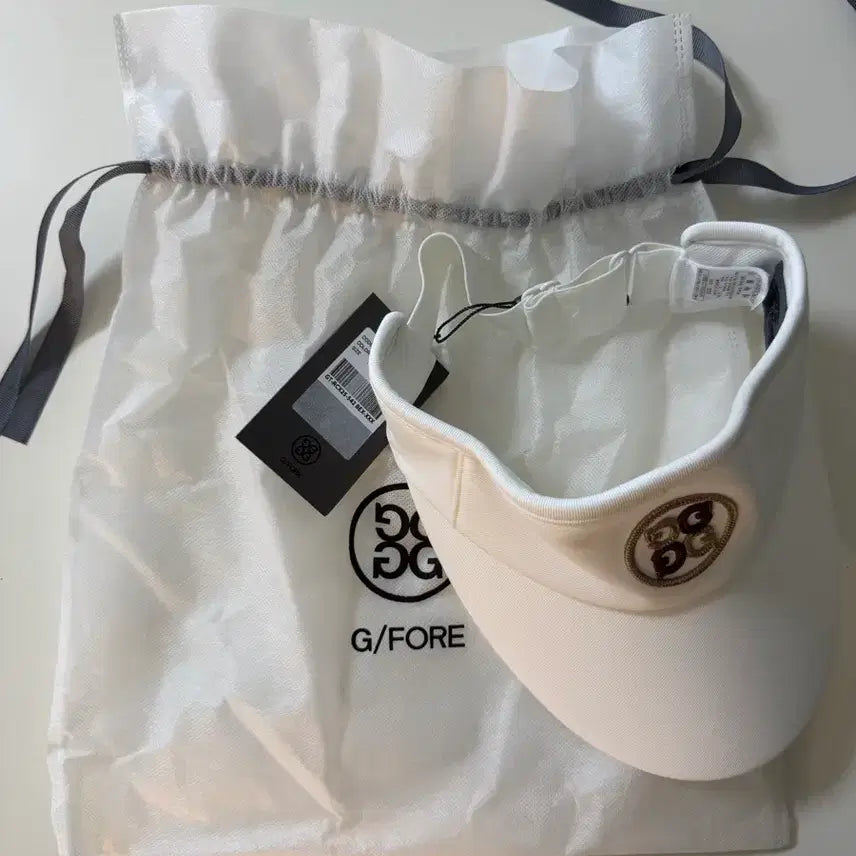 [BUNJANG] G/FORE White Golf Sun Cap / [새상품] G/FORE 화이트 골프 썬캡
