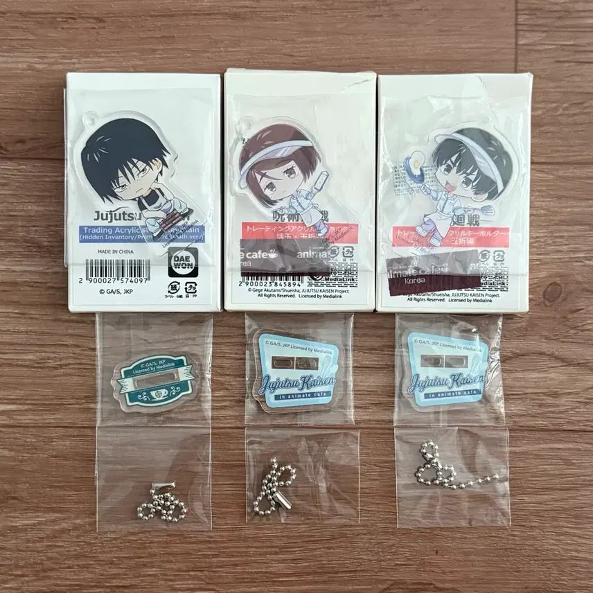 [BUNJANG] Jujutsu Kaisen Animate Cafe Toji, Shoko, Haibara SD Mini Acrylic Stand / 주술회전 애니메이트 카페 회옥옥절 토우지쇼코하이바라 sd미니 아크릴스탠드