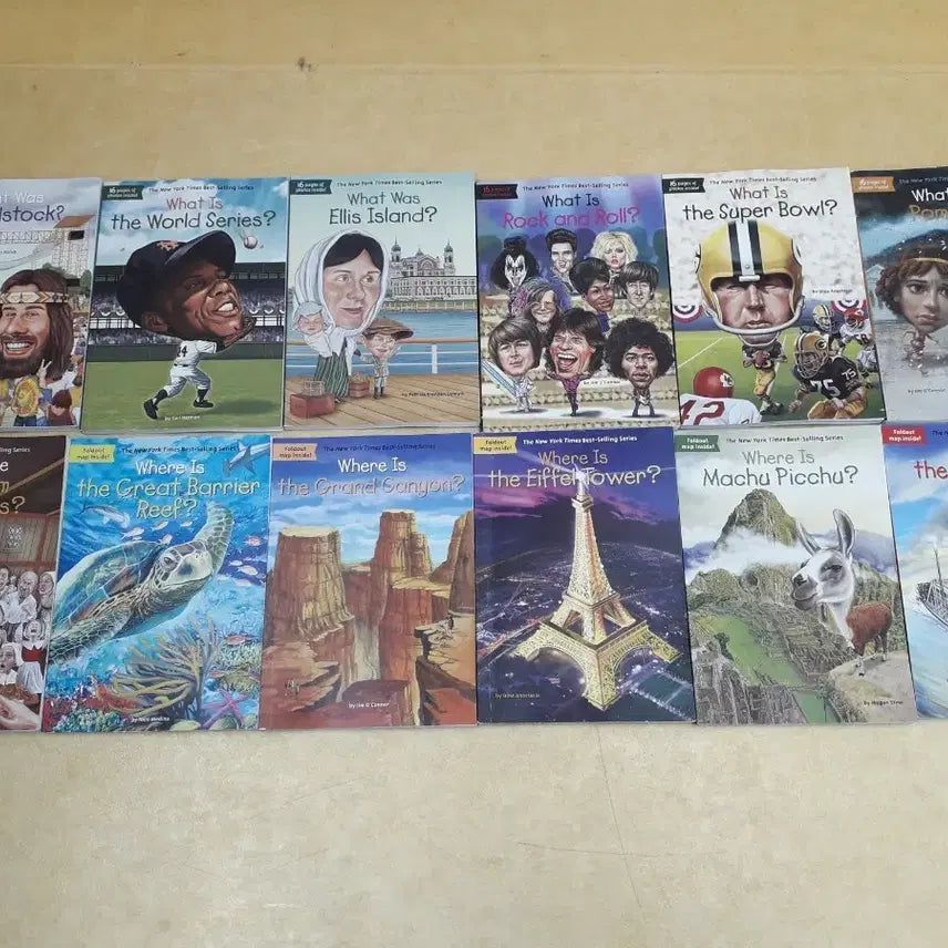 [BUNJANG] What Was~+Where Is~ Chapter Book Series Full Set / What was ~+Where is~ 챕터북 시리즈