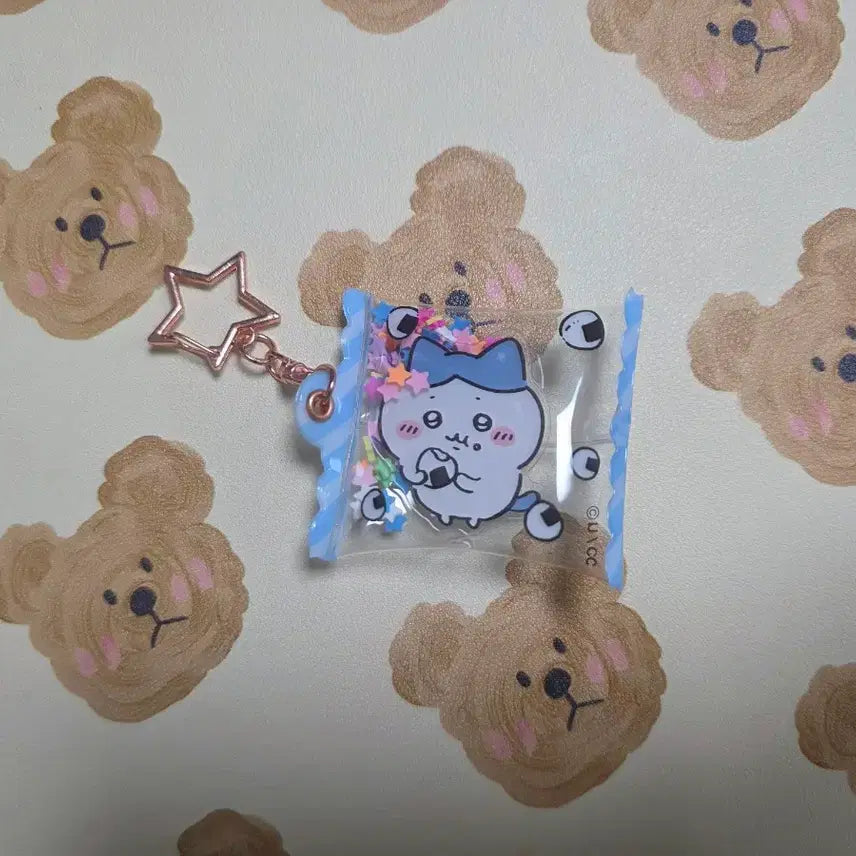 [BUNJANG] Cheekawa Shakers Star Candy Gacha Keyring Acrylic Charm [Hachiware] / 먼작귀 치이카와 샤카샤카 별사탕 캔디 가챠 키링 아크릴 [하치와레]