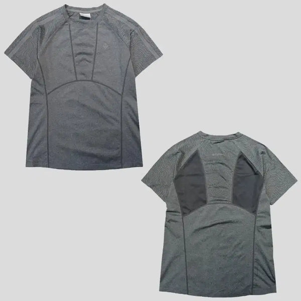 [BUNJANG] Columbia Outdoor Functional Raglan Jersey / 콜롬비아 컬럼비아 그레이 톤톤 절개 옴니위크 아웃도어 기능성 레글런 져지