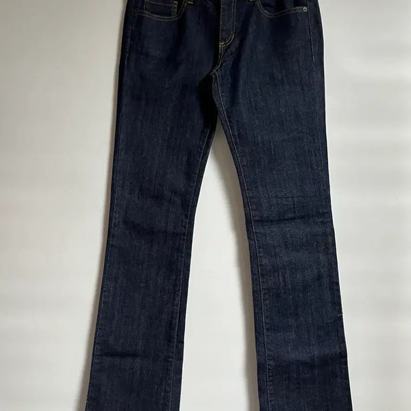 [BUNJANG] Guess Dark Wash Bootcut Flare Denim Jeans / 게스 진청 부츠컷 플레어진 데님 팬츠 청바지 28