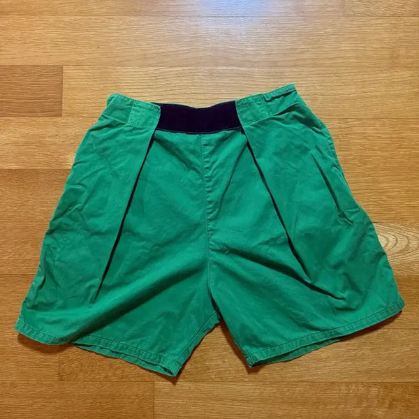[BUNJANG] Kapital Cotton Shorts Green / 캐피탈 코튼 쇼츠