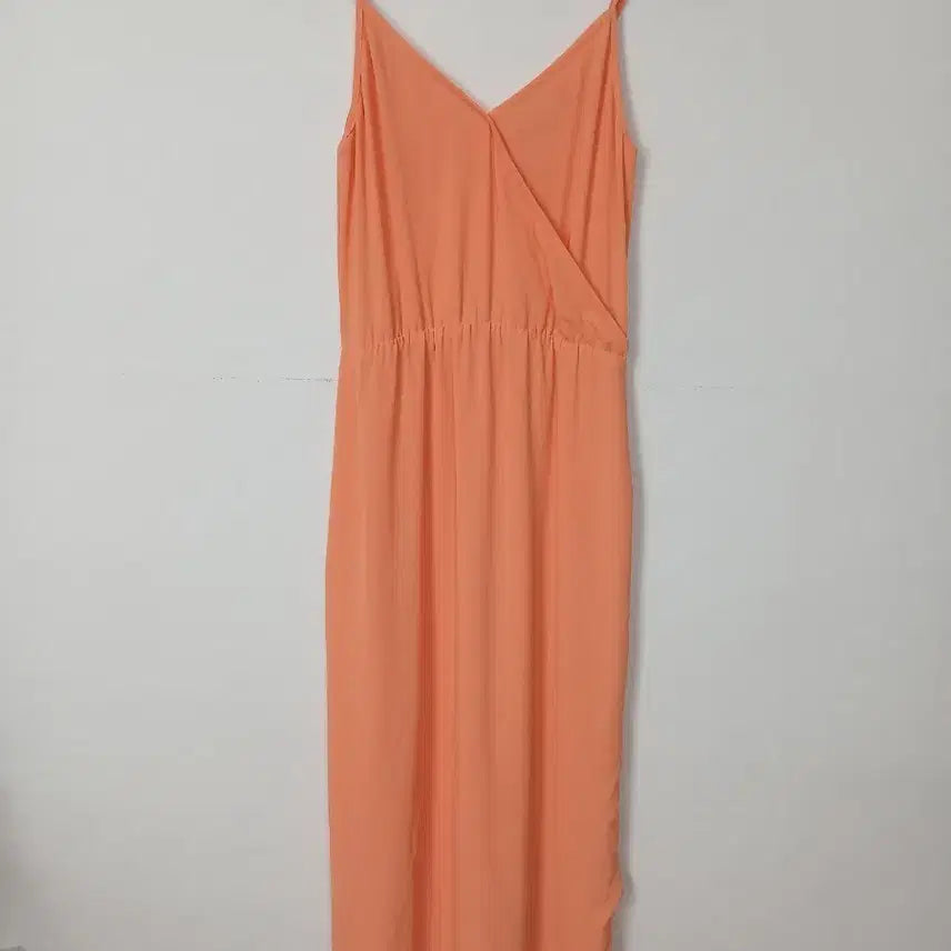 [BUNJANG] IKKS Women's Orange Spaghetti Strap Maxi Dress / IKKS 여성 끈 원피스 (오렌지) 55 S