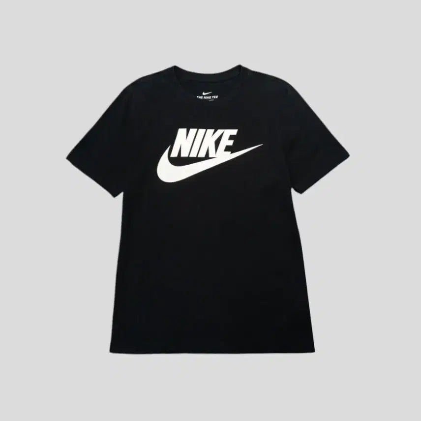 [BUNJANG] Nike Futura Logo Cotton T-Shirt / 나이키 블랙 화이트 퓨추라로고 올드스쿨 코튼 반팔 티셔츠 M