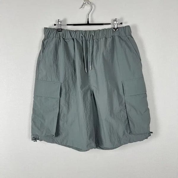 [BUNJANG] 8seconds 2024 Cargo Shorts Khaki Relaxed Fit Men's L / 에잇세컨즈 2024 카고 반바지 바스락 트레이닝 남L 32 라덴 빈티지