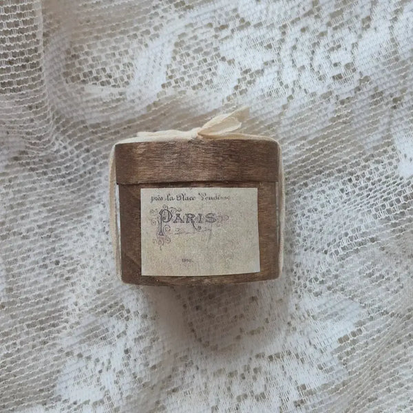 [BUNJANG] Antique French Wooden Box with 'Paris' Label / 빈티지상자 빈티지원형박스 빈티지박스 빈티지케이스 빈티지소품 앤틱소품