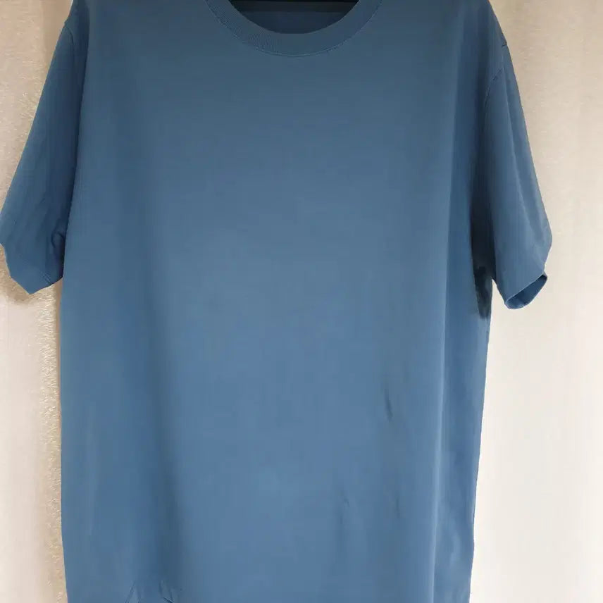 [BUNJANG] Club Monaco Teal Blue Short Sleeve T-Shirt L (Fits 100-105) / [L(100~105사이즈 정도)] 클럽모나코 틸 블루 반팔 티셔츠