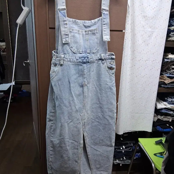 [BUNJANG] Denim Pinafore Dress / 청치마 멜빵 원피스(프리)