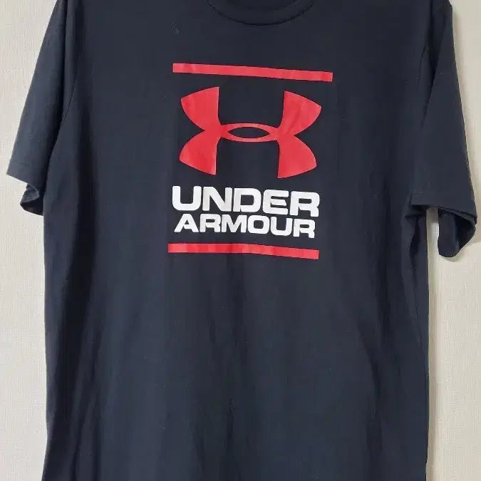 [BUNJANG] Under Armour Logo T-Shirt Black XXL / 언더아머 반팔티 블랙 XXL