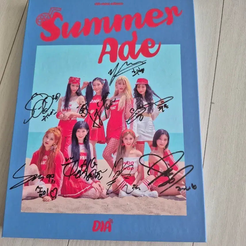 [BUNJANG] DIA Summer Ade Signed Album / 친필사인  다이아 Summer Ade 앨범