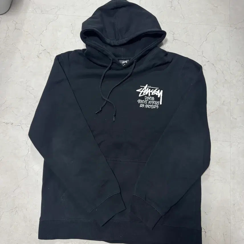 [BUNJANG] Stüssy Dover Street Market Hoodie Black / 스투시 도버스트릿마켓 후드티