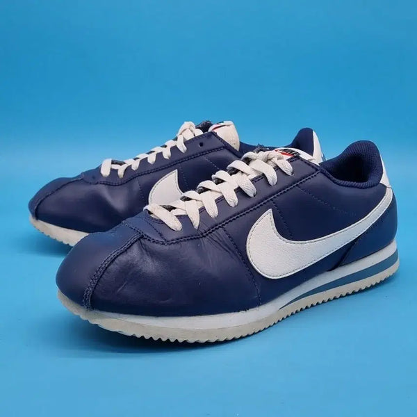 [BUNJANG] Nike Cortez Navy Men's Sneakers 280 / 나이키 코르테즈 네이비 남성스니커즈280