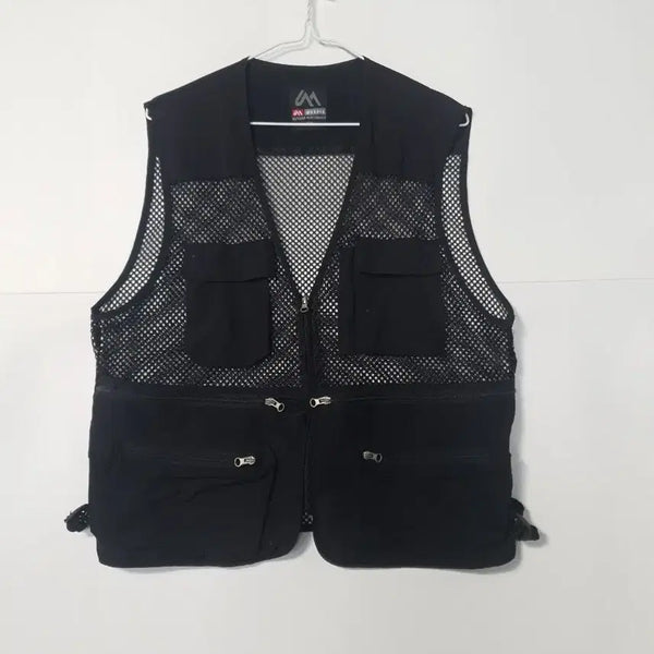 [BUNJANG] MAXPIA Work Fishing Vest Black / MAXPIA 작업복 낚시 조끼 블랙 0076