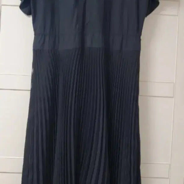 [BUNJANG] SJSJ Pleated Block Dress / 한섬 SJSJ플리츠블록드레스