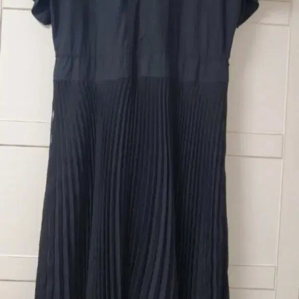[BUNJANG] SJSJ Pleated Block Dress / 한섬 SJSJ플리츠블록드레스