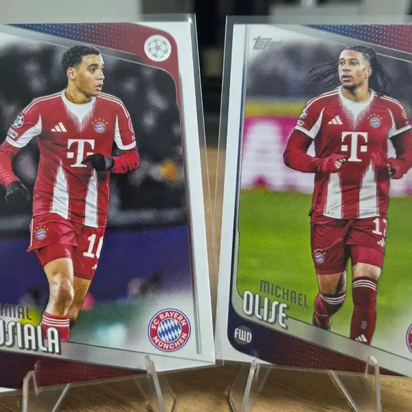 [BUNJANG] Jamal Musiala / Michael Olise Bayern Munich Football Cards / 뮌헨) 무시알라 / 올리세 랏