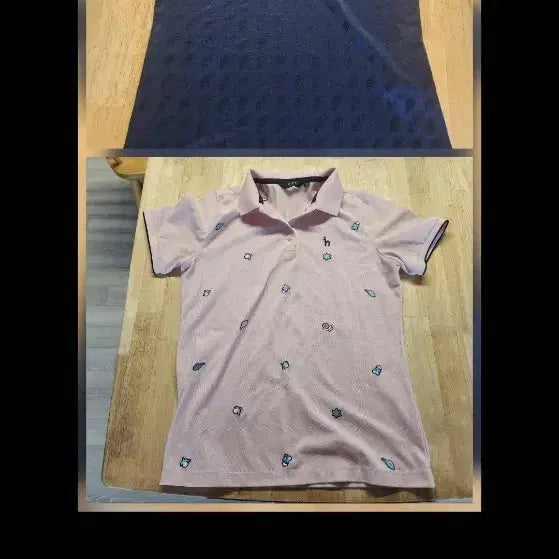 [BUNJANG] Hazzys Half Sleeve T-Shirt (Size 95) / 일괄금액 몇번사용) 엘르 헤지스 골프 95 반팔 단면44총기장59센치