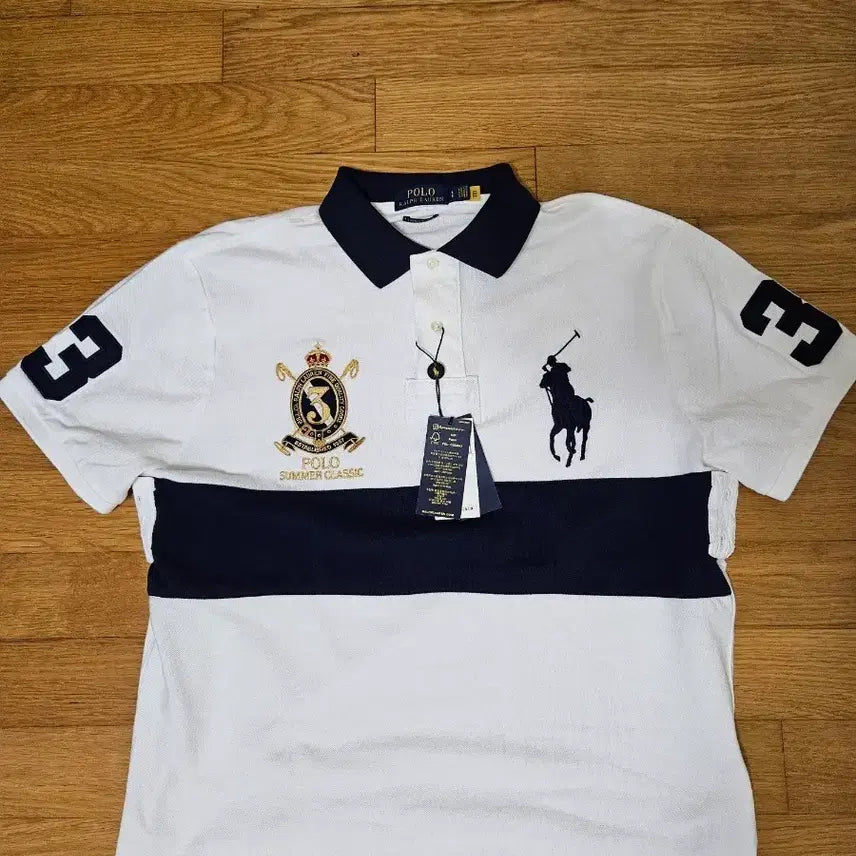 [BUNJANG] Polo Ralph Lauren Big Pony Custom Slim Fit T-Shirt L / 폴로 랄프로렌 빅포니 카라티 커스텀슬림핏 L