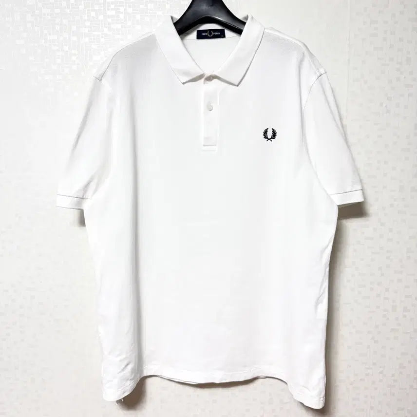 [BUNJANG] Fred Perry White Short Sleeve Polo Shirt XL / [XL,105]프레드페리 카라티 반팔티 화이트