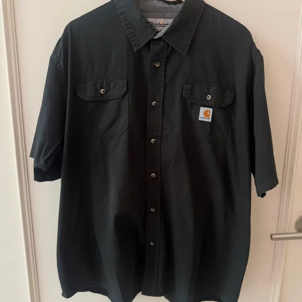[BUNJANG] Carhartt Black Work Shirt XL / 칼하트(carhartt) 블랙 워크셔츠 xl