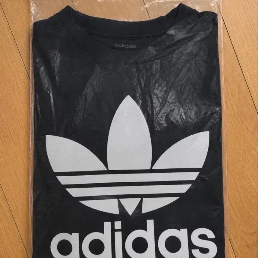 [BUNJANG] Adidas Trefoil Logo Performance T-Shirt Black / 아디다스 기능성 반팔티 블랙 (쿨티)