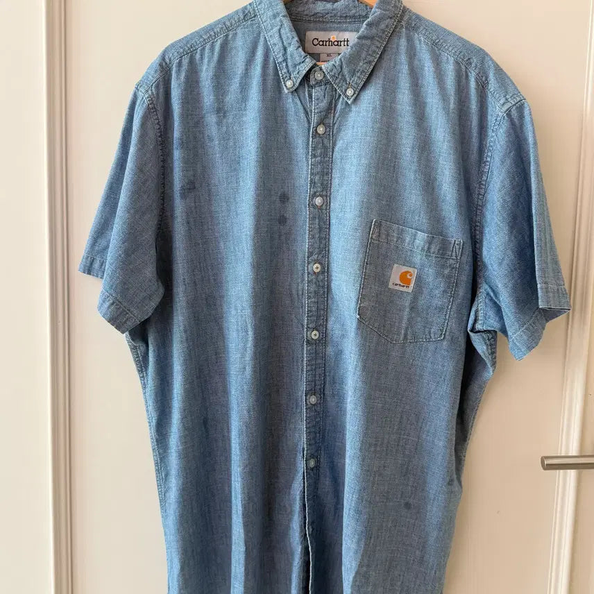 [BUNJANG] Carhartt Denim Work Shirt XL / 칼하트(carhartt) 데님 워크셔츠 xl