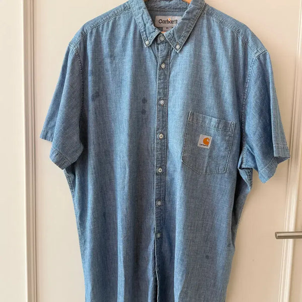 [BUNJANG] Carhartt Denim Work Shirt XL / 칼하트(carhartt) 데님 워크셔츠 xl