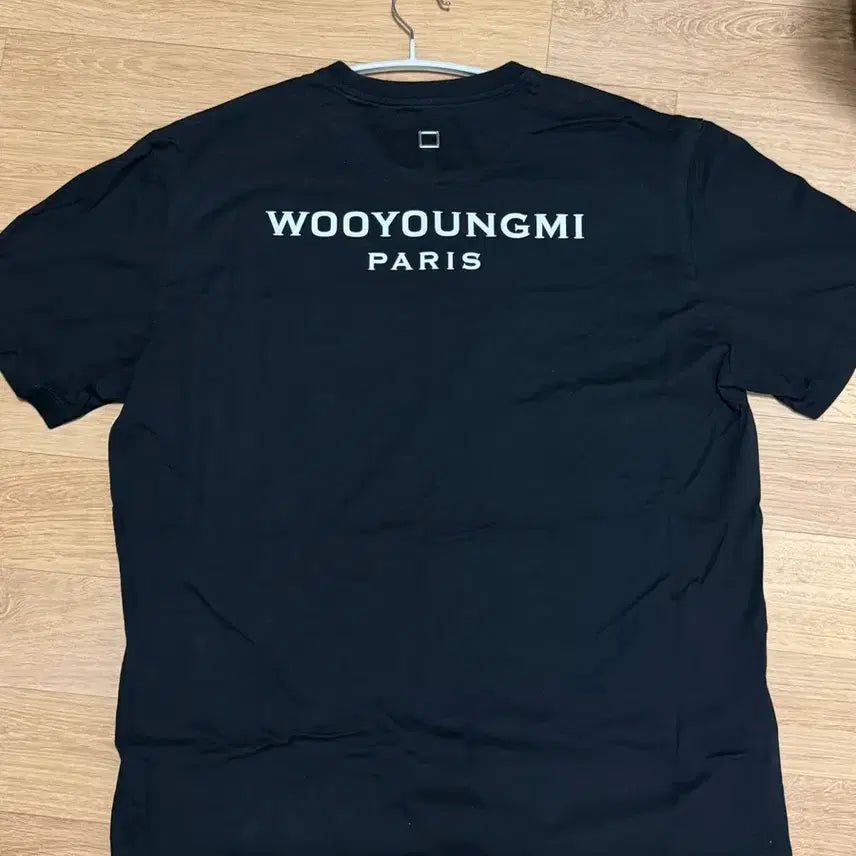 [BUNJANG] Wooyoungmi Paris Back Logo T-Shirt Size 50 / 우영미 백로고 반팔티셔츠