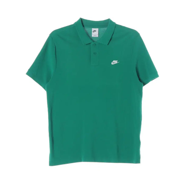 [BUNJANG] Nike 24SS Logo Club Polo Pique Shirt Green / 나이키 24SS 로고 클럽 폴로 피케 셔츠 반팔 카라티 티셔츠 그린