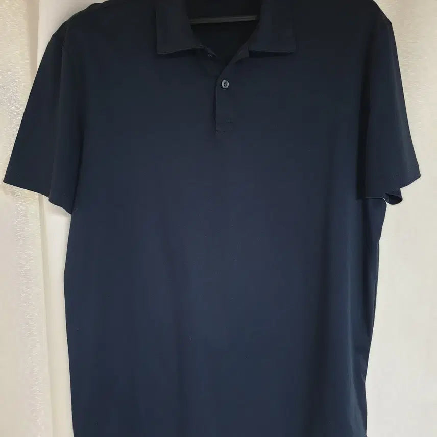 [BUNJANG] Club Monaco Black Short Sleeve Polo T-Shirt (Approx. Korean Size 100) / [M(100사이즈 정도)] 클럽모나코 반팔 카라 티셔츠 블랙