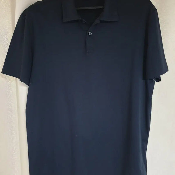 [BUNJANG] Club Monaco Black Short Sleeve Polo T-Shirt (Approx. Korean Size 100) / [M(100사이즈 정도)] 클럽모나코 반팔 카라 티셔츠 블랙