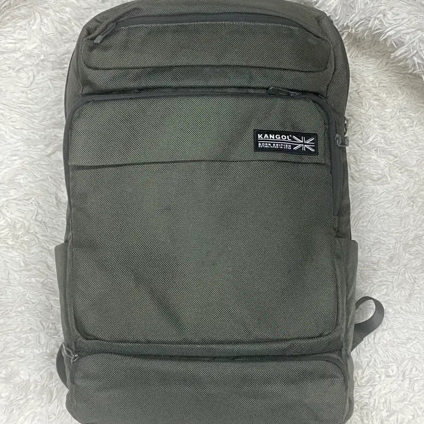 [BUNJANG] Kangol Khaki Backpack / 캉골 백팩 카키색