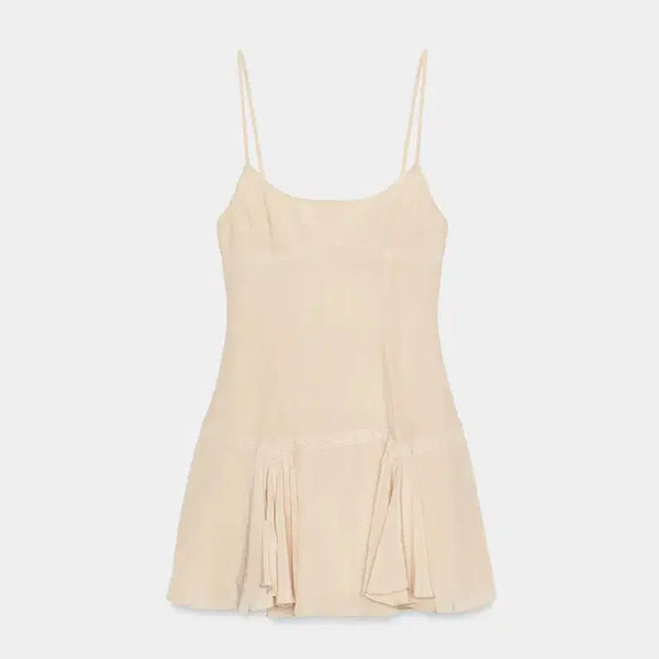 [BUNJANG] ZARA Embroidered Camisole Dress / [새상품] ZARA 자라 자수 캐미솔 원피스 (5107/301/696)
