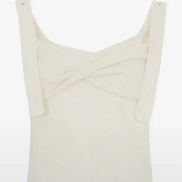 [BUNJANG] Bittercells Isabelle Ribbon Tank Top Black / 비터셀즈 이사벨 리본 블랙 나시